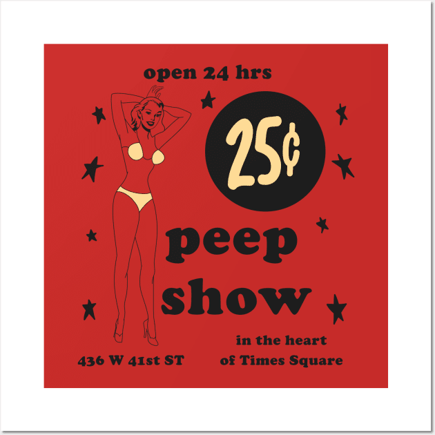 25 Cent Peep Show Wall Art by n23tees